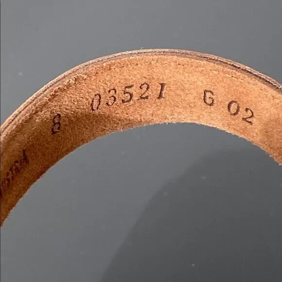 Paul Green Taos Platform Sandal Cognac Leather Gold Accents Sz 8 (US9) Vacation - Picture 12 of 14